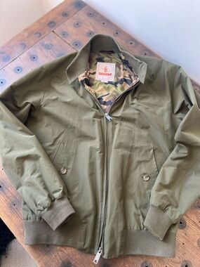 RARE Baracuta G9 Beech Green 40 Camo Lining